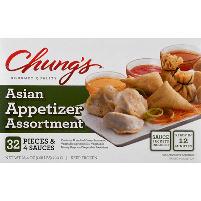 Chungs Appetizer Assortment, Asian