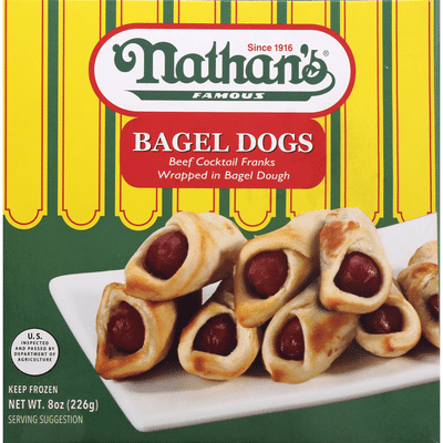 Nathan's Bagel Dogs (8 oz) - Instacart