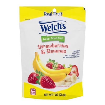 Welch's Freeze Dried Fruit Strawberries & Bananas
