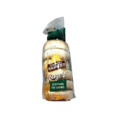 Country Harvest Bagels Everything With Garlic & Onion