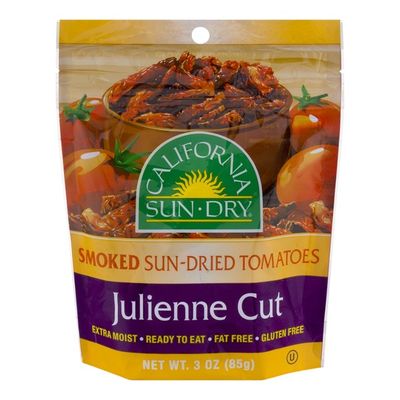 California Sun Dry Smoked Julienne Cut Sun-Dried Tomatoes