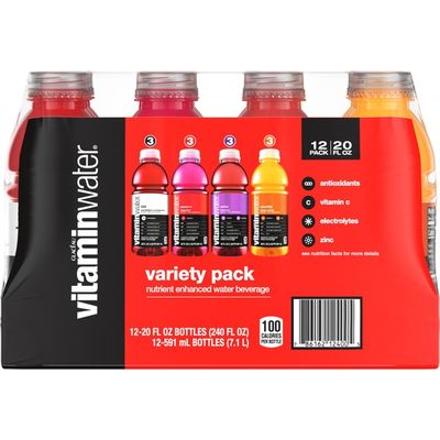 vitaminwater Variety Pack Nutrient Enhanced Water W/ Vitamins