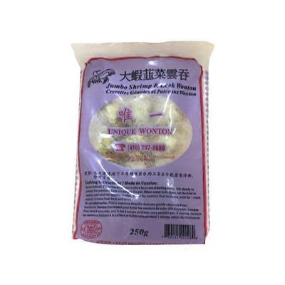 Unique Leek & Jumbo Shrimp Wonton