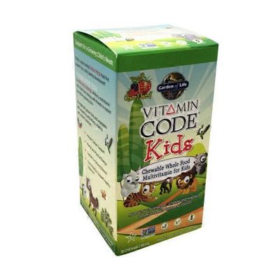 Garden of Life Vitamin Code Kids Chewable Whole Food Multivitamin For Kids Cherry Berry