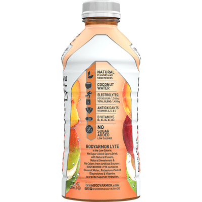 Bodyarmor Sports Drink No Sugar Added Lyte Peach Mango 28 Oz Instacart