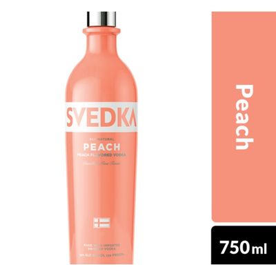 Svedka Peach Flavored Vodka 750 Ml Instacart