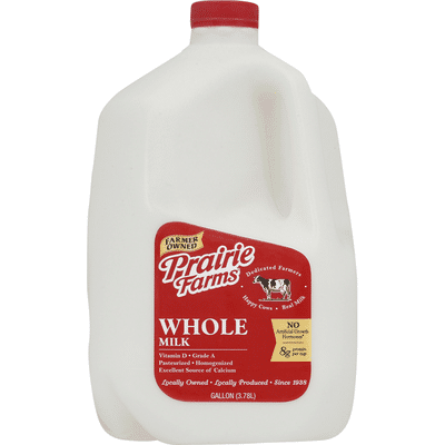 Prairie Farms Milk, Whole (1 Gal) - Instacart