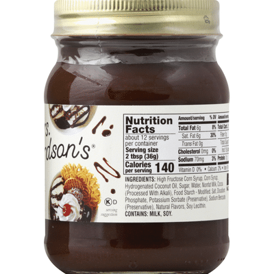 Mrs Richardsons Dessert Sauce, Hot Fudge
