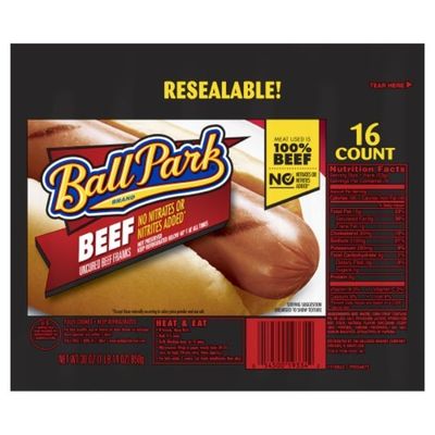 Ball Park Beef Hot Dogs