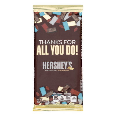 Hershey's Bar Milk Chocolate With Almonds