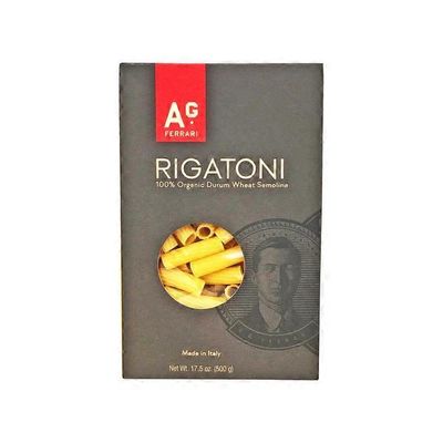 A.g. Ferrari 100% Organic Durum Wheat Semolina, Rigatoni