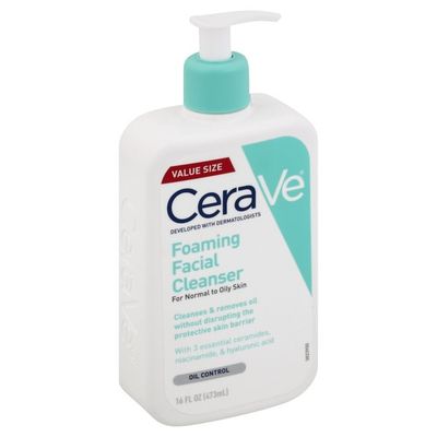 cerave foaming cleanser value size