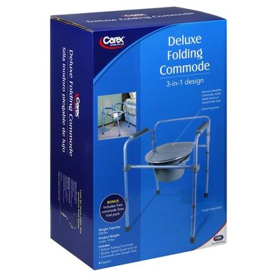 Carex Commode, Deluxe Folding