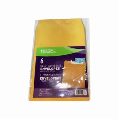 Essential Everyday 6" x 9" Kraft Envelopes