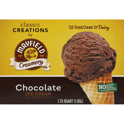 Mayfield Ice Cream Chocolate 1 75 Qt Instacart