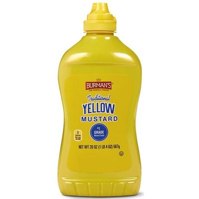 Burman's Traditional Yellow Mustard