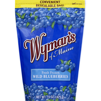 Wyman's Blueberries, Wild, Fresh Frozen