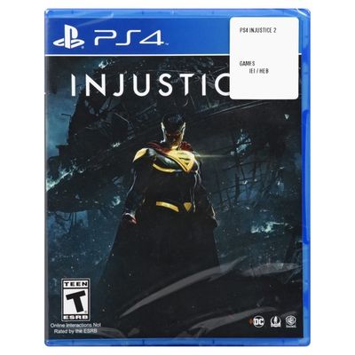 Injustice Game, Injustice 2, PS4