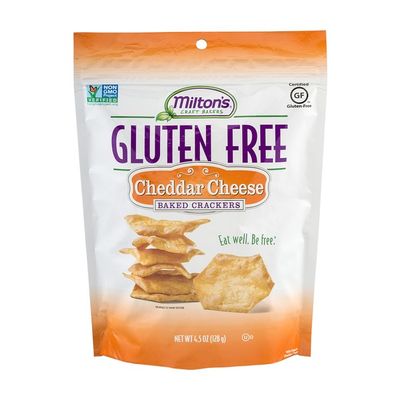 Miltons Baked Crackers, Gluten Free, Cheddar Cheese