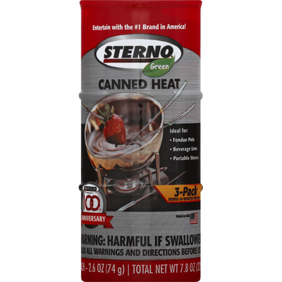Sterno Canned Heat, 3-Pack