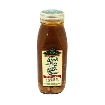 Cindy's Kitchen All Natural Greek With Feta & Black Olive Dressing & Marinade