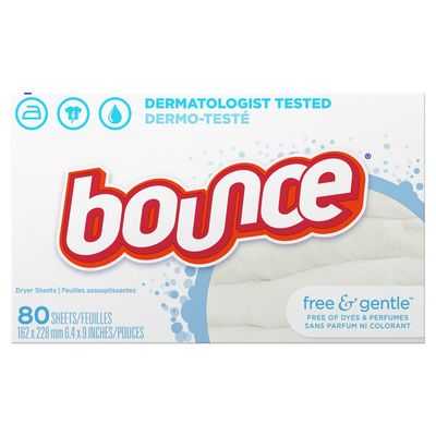 Bounce Free & Gentle Fabric Softener Dryer Sheets