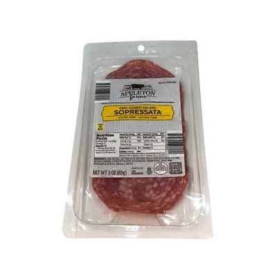 Appleton Farms Sliced Sopressata Deli Meat