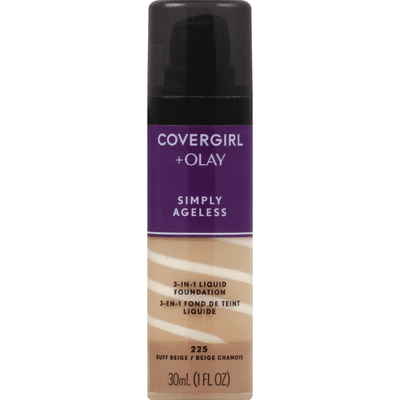 CoverGirl Simply Ageless 3-in-1 Liquid Foundation, Buff Beige