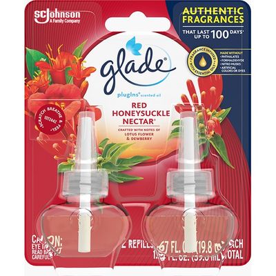 Glade Scented Oil Air Freshener Red Honeysuckle Nectar