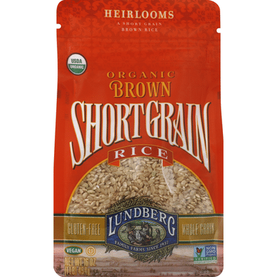 Lundberg Family Farms Rice, Brown, Organic, Short Grain