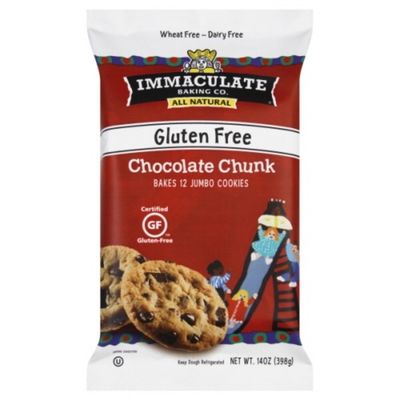 Immaculate Baking Chocolate Chunk Cookie Dough, Gluten Free, 12 Cookies