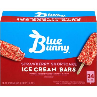 Blue Bunny Strawberry Shortcake Ice Cream Bars (3 fl oz) - Instacart