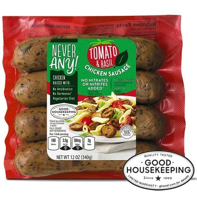 Never Any! Tomato Basil Chicken Sausage