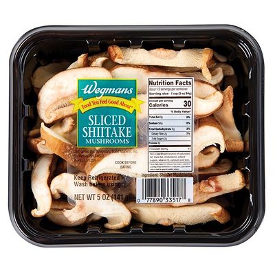 Wegmans Food You Feel Good About Sliced Shiitake Mushrooms