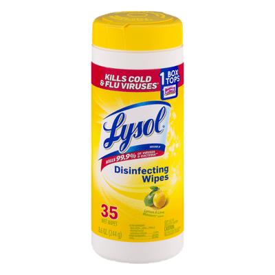 Lysol Disinfecting Wipes, Lemon & Lime Blossom Scent