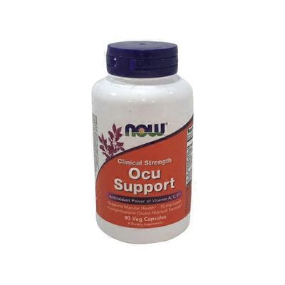 Now Clinical Strength Ocu Support Antioxidant Power of Vitamins A, C, E, Supports Macular Health-Lutein 10 mg, Comprehensive Ocular Nutrient Formula Dietary Supplement Veg Capsules