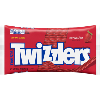 Twizzlers Candy, Low Fat, Strawberry