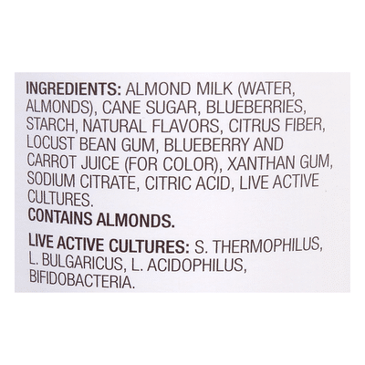 Kite Hill Almond Milk Yogurt, Dairy Free, Blueberry
