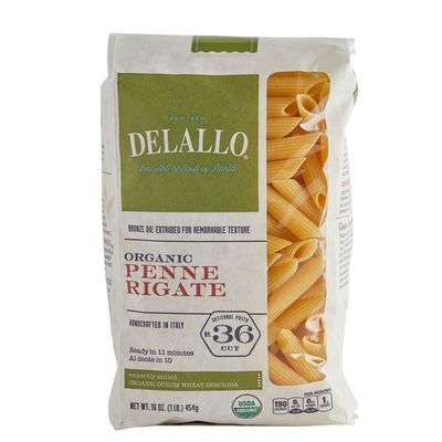 DeLallo Organic Penne Rigate #36