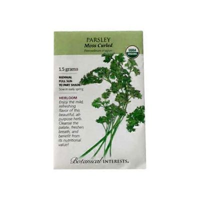 Botanical Interests Organic Moss Curled Parsley Seeds
