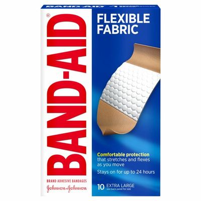 Band-Aid Brand Flexible Fabric Adhesive Bandages, Extra Large