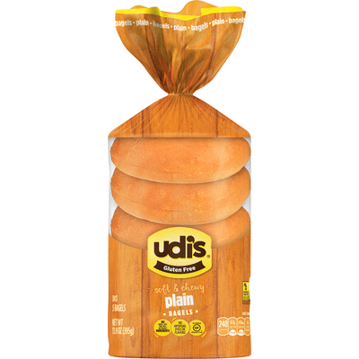 Udi's Gluten Free Plain Bagels