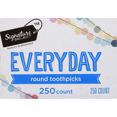 Signature Kitchens Toothpicks, Everyday, Round