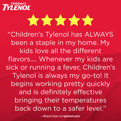 Children's Tylenol Oral Suspension, Grape