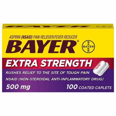 Bayer Aspirin, Extra Strength, 500 mg, Coated Caplets