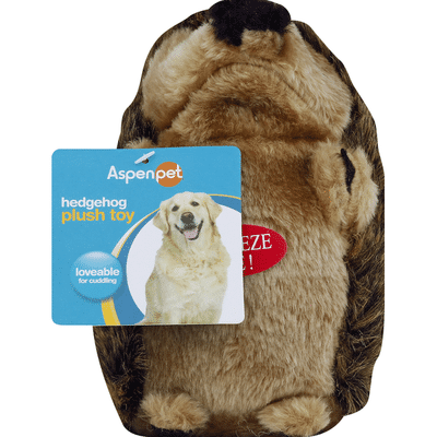Aspen Pet Plush Toy, Hedgehog, Large