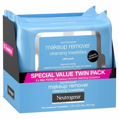 Neutrogena® Makeup Remover Cleansing Towelettes, 25 Count