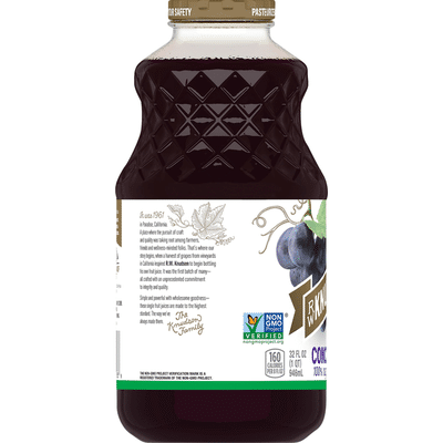 RW Knudsen 100% Juice, Organic, Grape, Just Concord