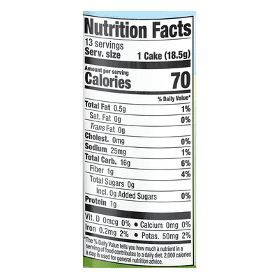 Lundberg Family Farms Brown Rice Organic Rice Cakes Lightly Salted