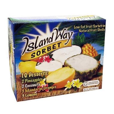 Island Way Sorbet Fruit Sorbets (27.9 oz) - Instacart